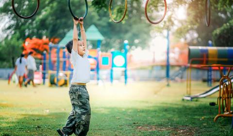 Asthma home page_boy on playground