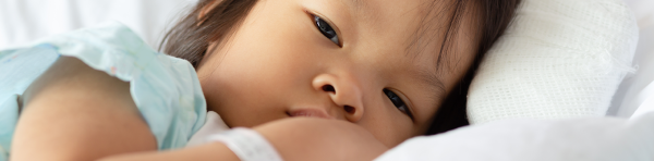 Baby in bed
